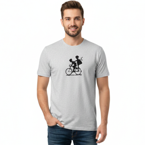 Boy & Girl in One Cycle T-shirt