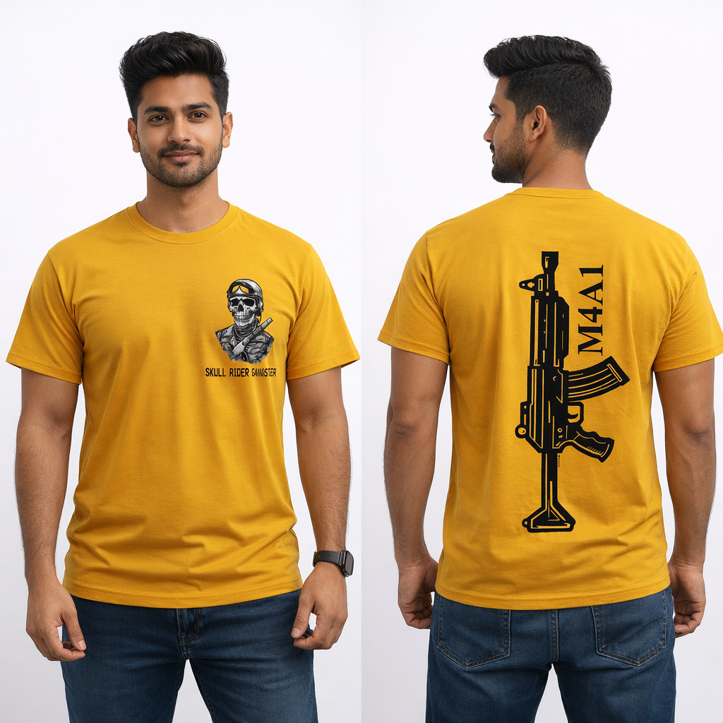 Skull Rider Gangster (M4A1) T-shirt